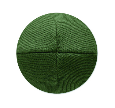 Logo trade promotional merchandise photo of: Unisex beanie RPET polyester