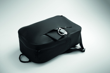 Logo trade promotional giveaways picture of: 300D RPET computer backpack