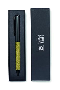 Logo trade corporate gifts image of: Twist metal ballpen in box