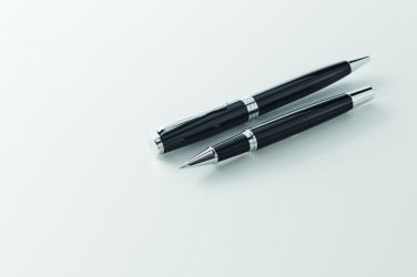 Logo trade corporate gifts picture of: Ball pen and roller set