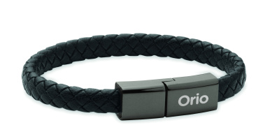 Logotrade promotional merchandise photo of: Braided bracelet cable type-C