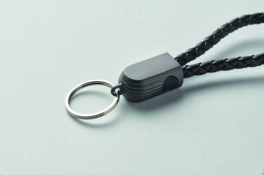 Logo trade corporate gifts image of: Key ring loop cable type-C