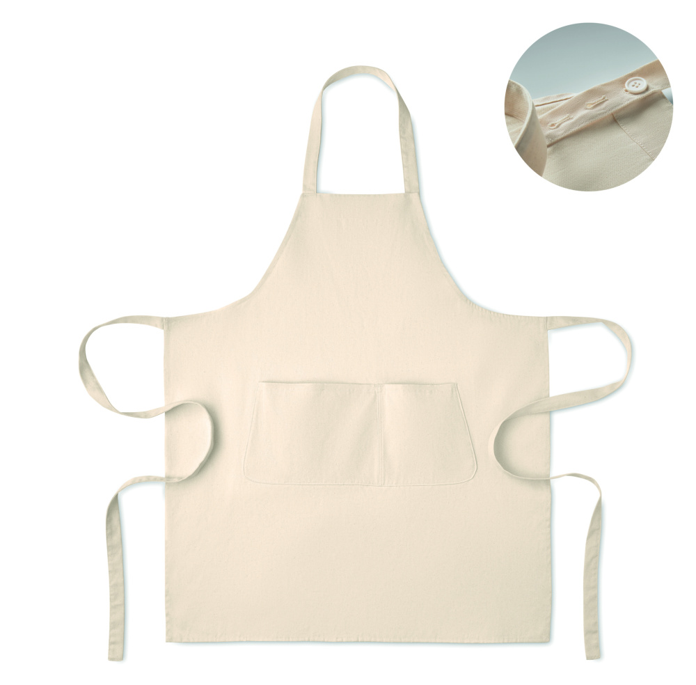 Logo trade advertising product photo of: Organic cotton apron 240 gr/m²