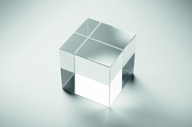 Logotrade promotional giveaway image of: Glass cube award