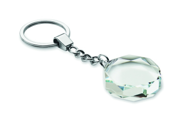 Logotrade promotional giveaways photo of: Glass round award key ring