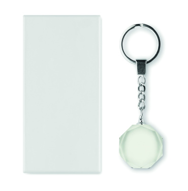 Logotrade promotional item picture of: Glass round award key ring