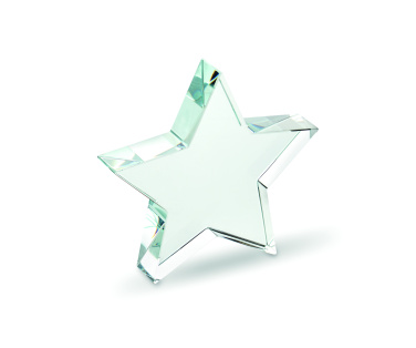 Logo trade corporate gifts picture of: Glass star award