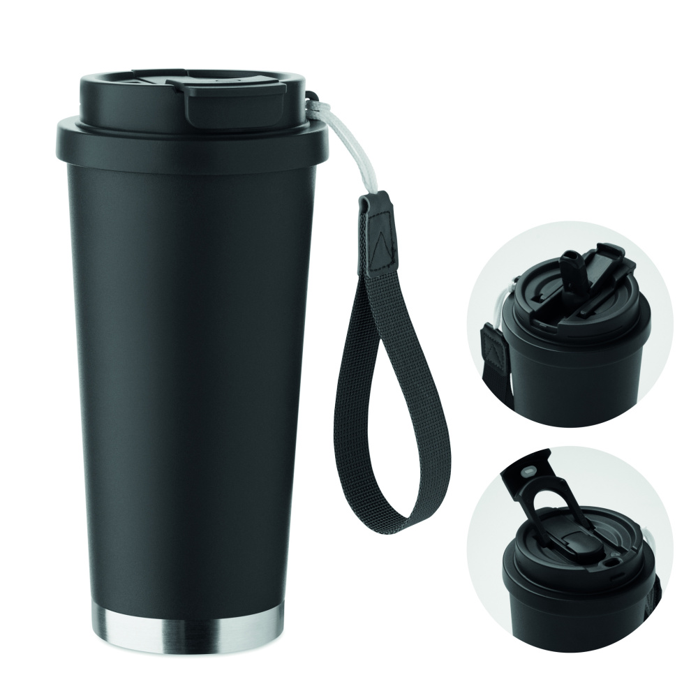 Logo trade promotional products image of: Double wall tumbler 500ml