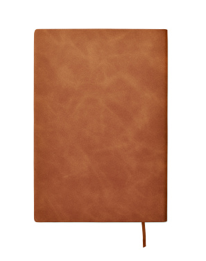 Logo trade promotional item photo of: A5 notebook in smokey PU