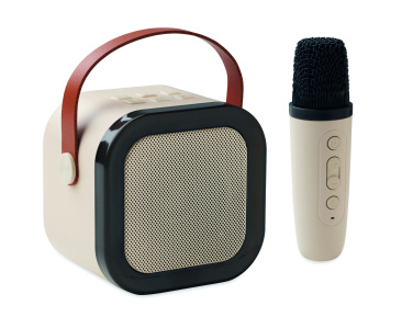 Logo trade promotional gift photo of: Karaoke set speaker