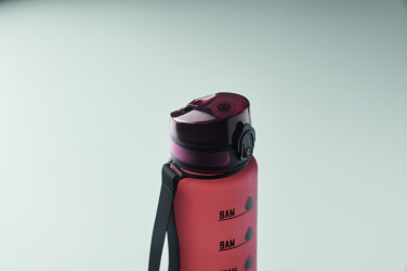 Logo trade advertising products image of: Sports water bottle RPET 1L