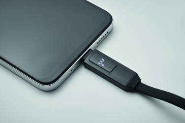 Logo trade business gifts image of: 60W charging cable keyring