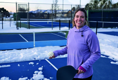 Logo trade advertising products picture of: Pickle ball paddle set