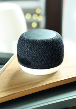 Logo trade promotional gifts picture of: 15W wireless charger speaker