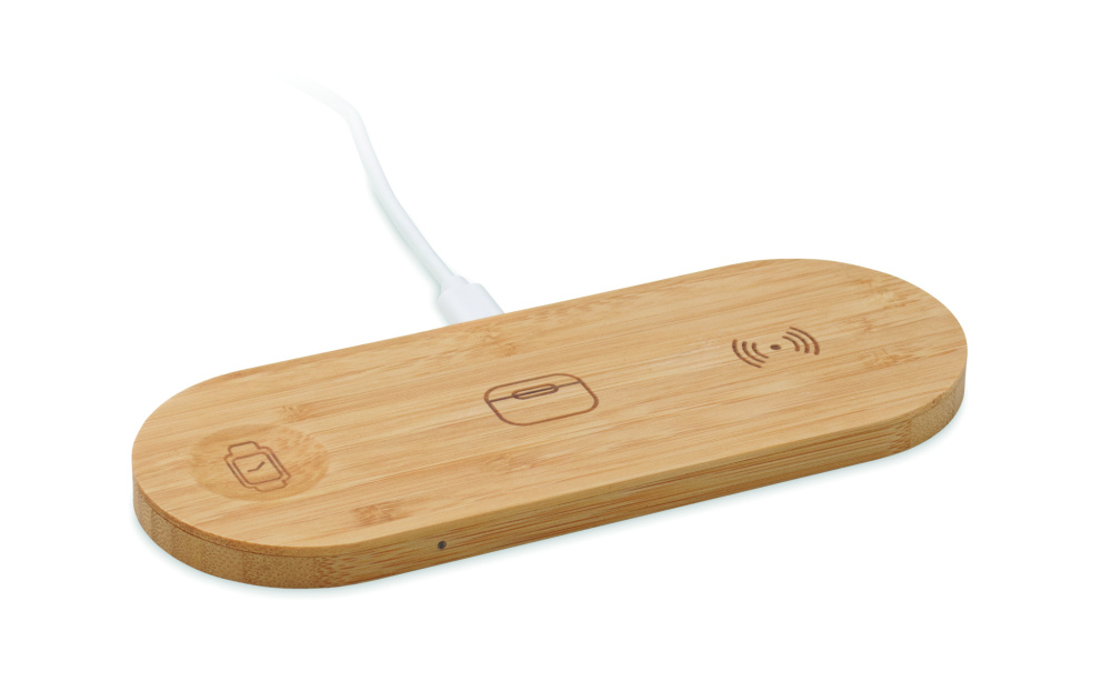 Logotrade corporate gift image of: 3 in 1 15W wireless charger