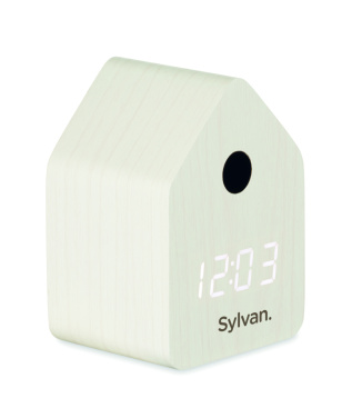 Logotrade corporate gift image of: MDF cuckoo alarm clock