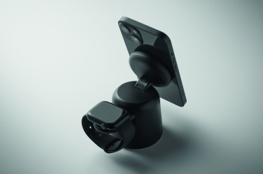 Logo trade promotional merchandise photo of: 3 in 1 wireless charger 15W