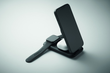 Logotrade promotional item picture of: 3 in 1 wireless charger 15W