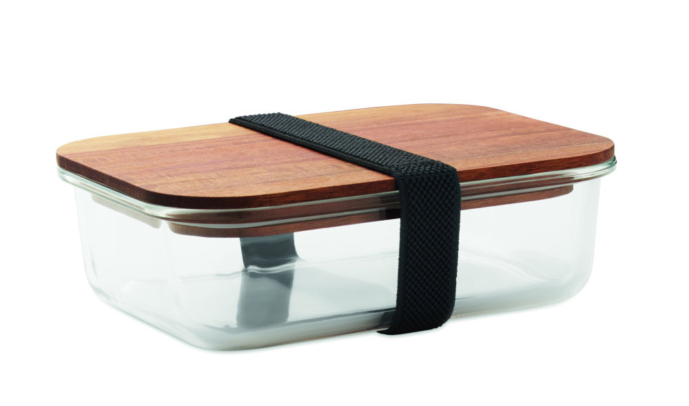 Logo trade promotional gift photo of: Glass lunch box 800ml