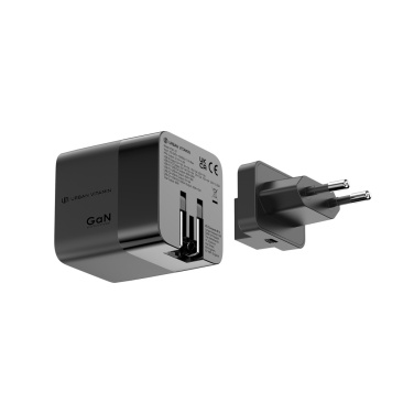 Logotrade advertising product picture of: Urban Vitamin Mendocino 65W GaN charger retractable cable