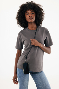 Logo trade promotional giveaways picture of: CarryLoop RCS recycled PET adjustable phone holder lanyard