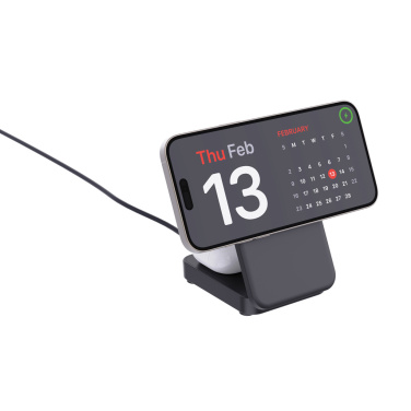 Logotrade promotional gifts photo of: Urban Vitamin Arcadia RCS rplastic 15W 3in1 magnetic charger