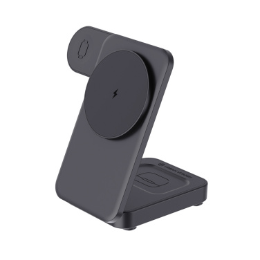 Logo trade advertising products image of: Urban Vitamin Arcadia RCS rplastic 15W 3in1 magnetic charger