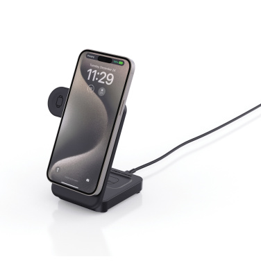 Logotrade promotional merchandise image of: Urban Vitamin Arcadia RCS rplastic 15W 3in1 magnetic charger