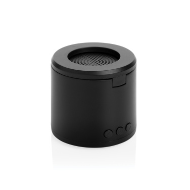 Logo trade promotional items image of: Magpulse RCS recycled plastic 3W speaker w/magnetic holder