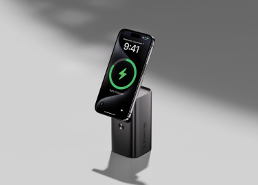 Logo trade promotional merchandise picture of: Urban Vitamin Sunnyvale 100W 15.000mAh magnetic powerbank