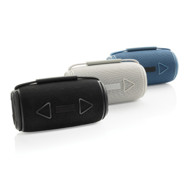 Logo trade promotional item photo of: Prisma RCS recycled plastic IPX 4 waterpoof 16W speaker