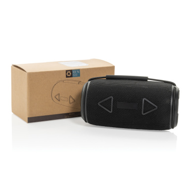 Logo trade corporate gifts picture of: Prisma RCS recycled plastic IPX 4 waterpoof 16W speaker