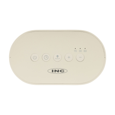 Logo trade advertising products picture of: LumaRise RCS reycled plastic white noise alarm clock