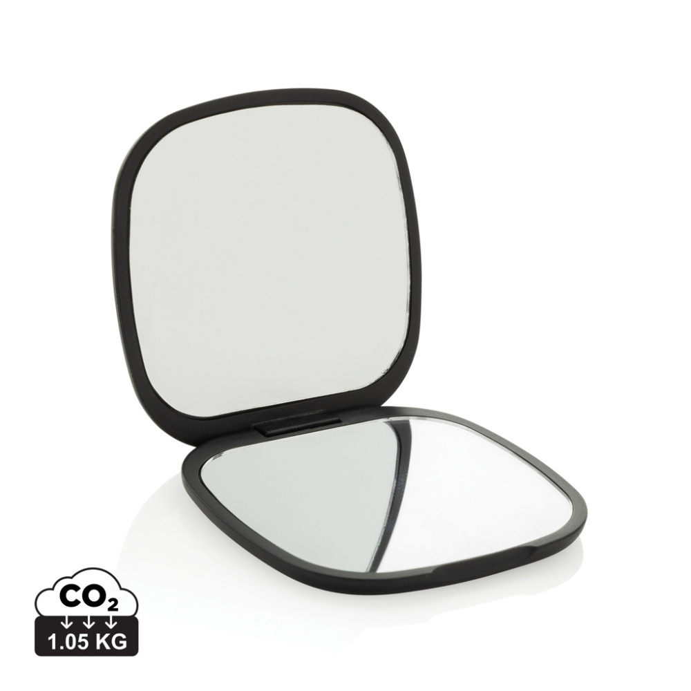 Logo trade corporate gifts picture of: Reflecta RCS recycled plastic make-up mirror