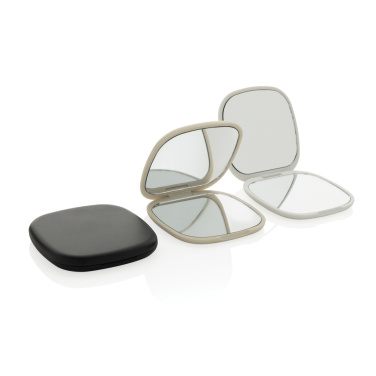 Logo trade business gift photo of: Reflecta RCS recycled plastic make-up mirror