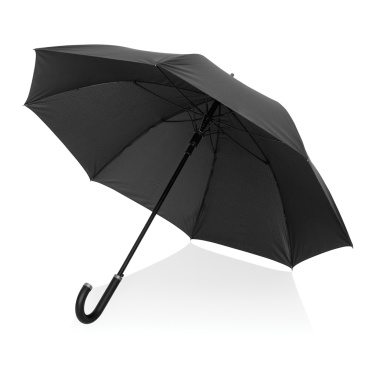 Logo trade promotional products picture of: Swiss Peak Vero Aware™ RPET 25” umbrella w luxe handle