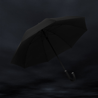 Logotrade promotional merchandise image of: Swiss Peak Vero Aware™ RPET 25” umbrella w luxe handle