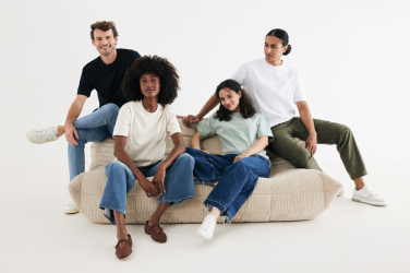 Logotrade promotional item image of: IQONIQ Nikko heavyweight recycled cotton t-shirt