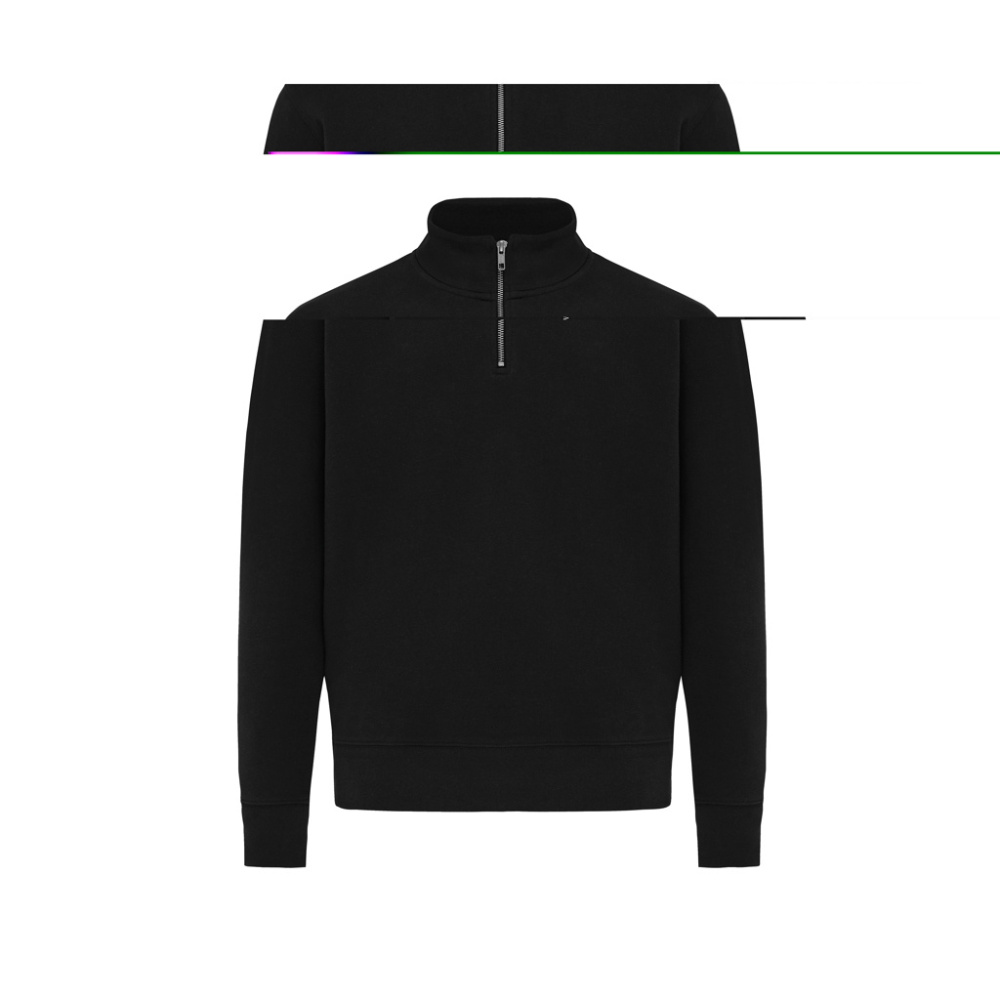 Logotrade advertising product picture of: IQONIQ Elgon recycled cotton quarter zip sweater