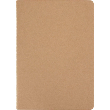 Logo trade promotional item photo of: Slyk A5 kraft cahier notebook with dotted pages