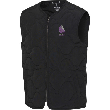 Logo trade promotional merchandise image of: Quartz GRS recycled unisex quilted bodywarmer