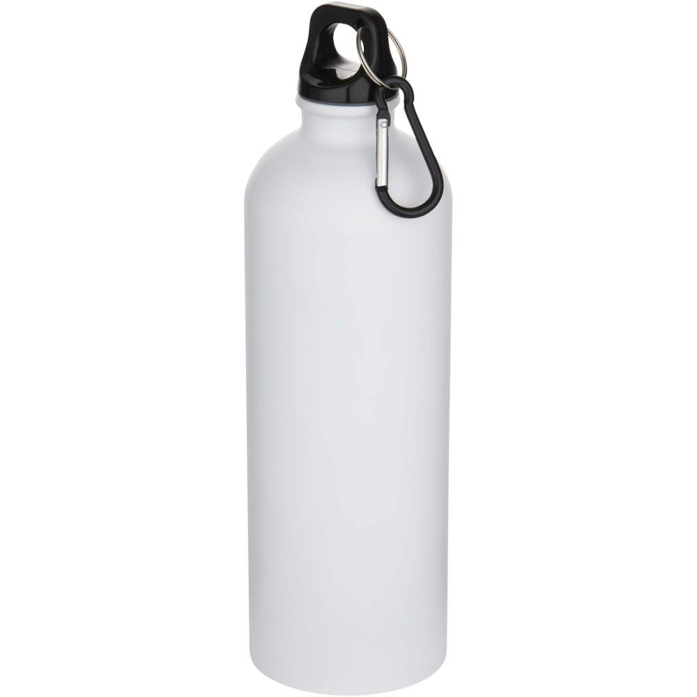Logotrade promotional giveaways photo of: Oregon 750 ml matte RCS recycled single wall stainless steel water bottle with carabiner