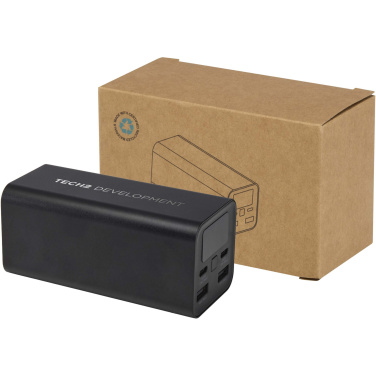 Logo trade promotional giveaways picture of: Acamar 20.000 mAh 70W recycled aluminium laptop power bank