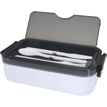 Logo trade corporate gifts picture of: Snappy lunch box and cutlery set