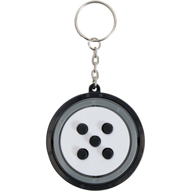 Logo trade promotional items image of: Spinx recycled plastic gyroscope fidget keychain