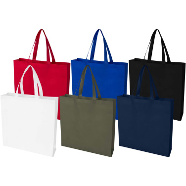 Logotrade promotional item image of: EcoSeal GRS recycled nonwoven gusset tote bag 12L