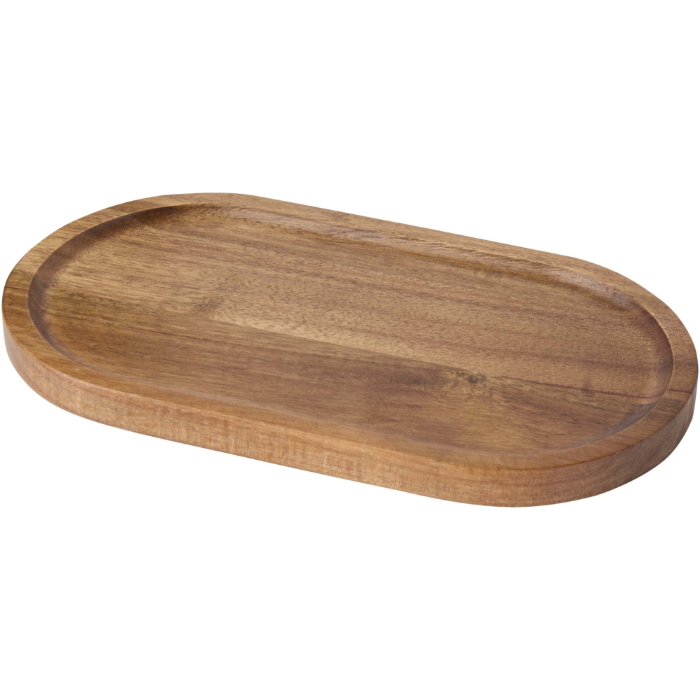 Logo trade corporate gifts picture of: Edge acacia wood serving tray
