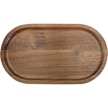 Logo trade promotional merchandise photo of: Edge acacia wood serving tray