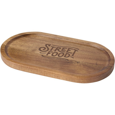 Logo trade promotional product photo of: Edge acacia wood serving tray