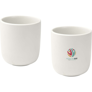 Logo trade promotional gifts picture of: Male 200 ml ceramic cups - set of 2